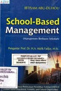 Image of School Based Management : manajemen berbasis sekolah